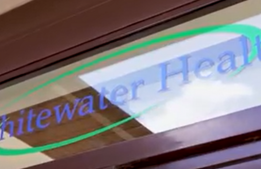 Whitewater Health sign