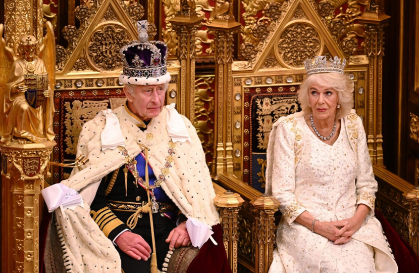 Charles and Camilla in Parliament