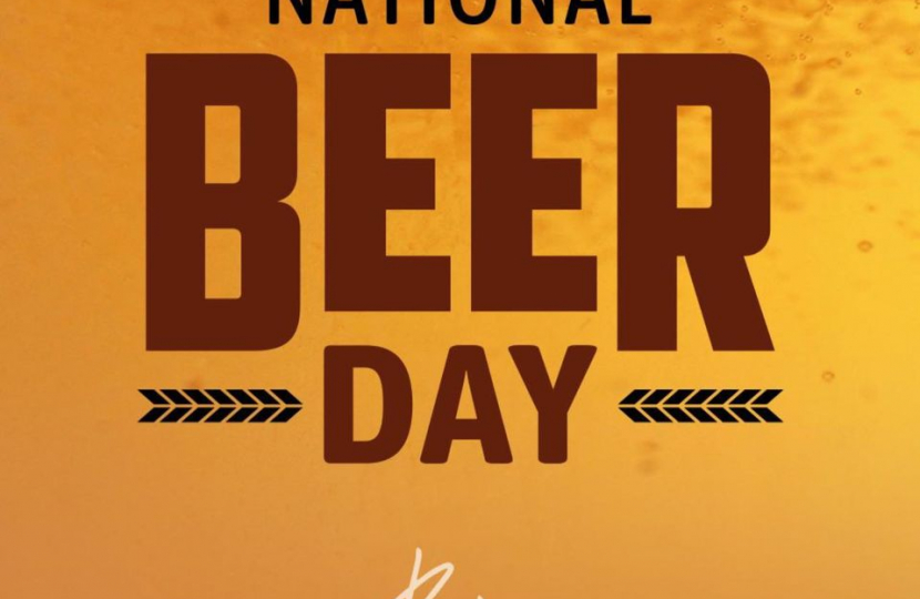  National Beer Day graphic