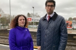 Bramley Station with Cllr Hayley Eachus