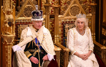 Charles and Camilla in Parliament