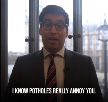 Ranil says he doesn't like potholes
